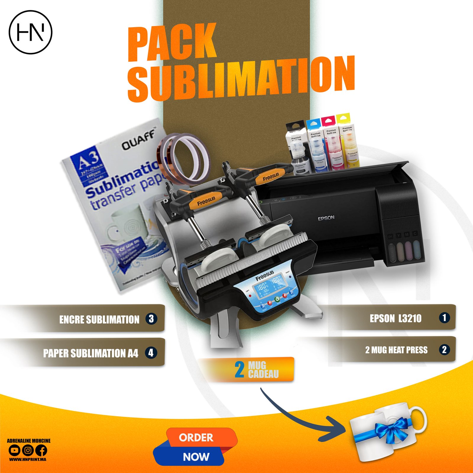 PACK DE SUBLIMATION M