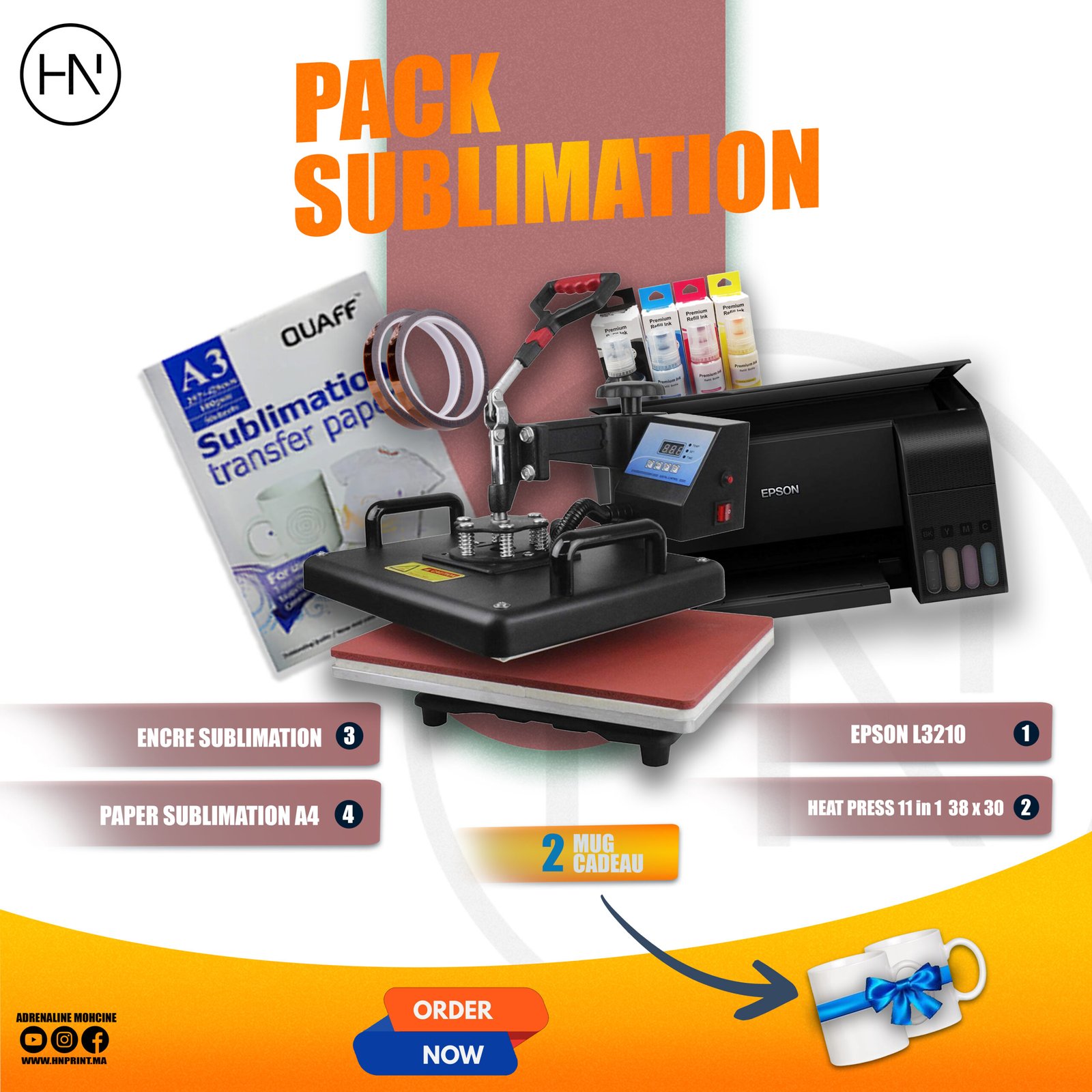 PACK DE SUBLIMATION K